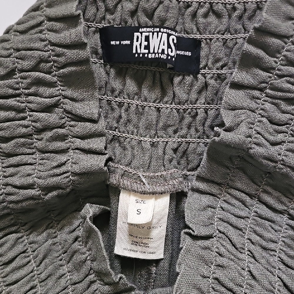 NWT Rewash Olive Green Wide Leg Cargo Pants Size Small - Picture 2 of 6